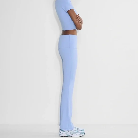 NWT Golden Light Blue Activewear Legging - Picture 3 of 5